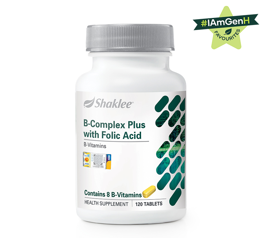 B-Complex Plus with Folic Acid, Complete With all Eight Bs