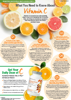 Sustained Release Vita C Plus All Natural Vitamin C Shaklee Malaysia