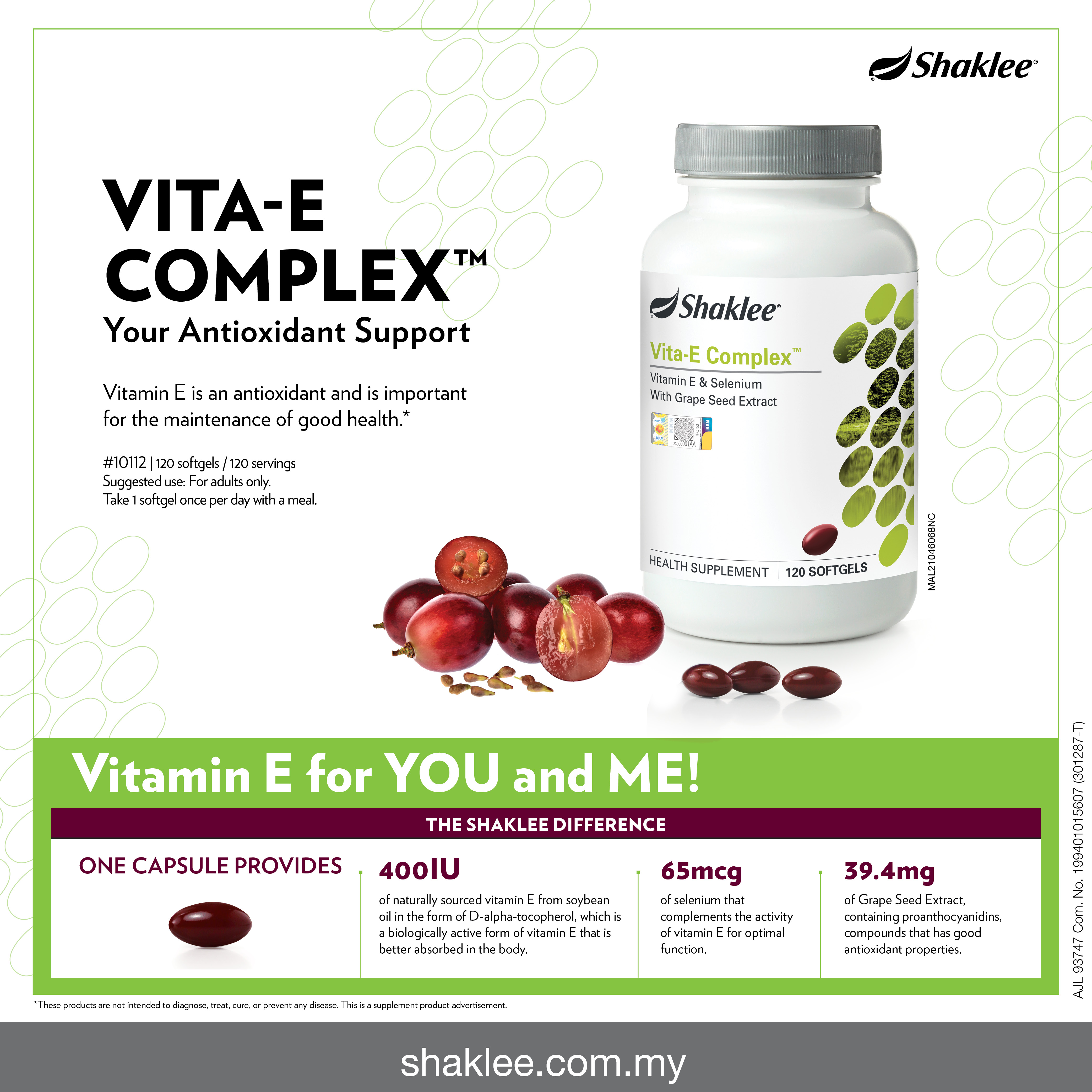 Vitamin E Complex Shaklee