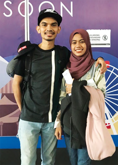Photo 1 - Master Coordinators NUR ATIQAH ZAILANI & NABIL JAZLI JAZLAN