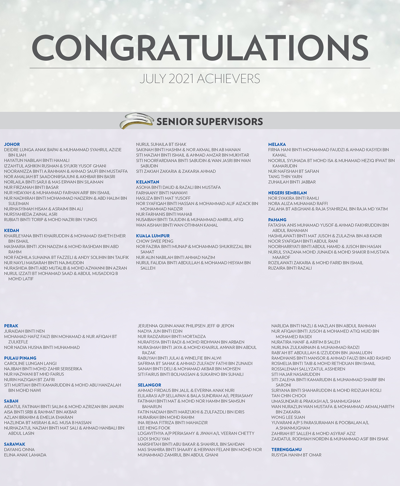 Senior Supervisor 2021-07