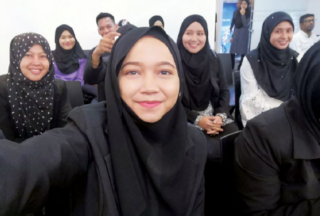 Photo 3 - Senior Key Coordinators NATRAH BINTI IBRAHIM & MUHAMMAD HAZIQ BIN MUHAMMAD ABD LATIB